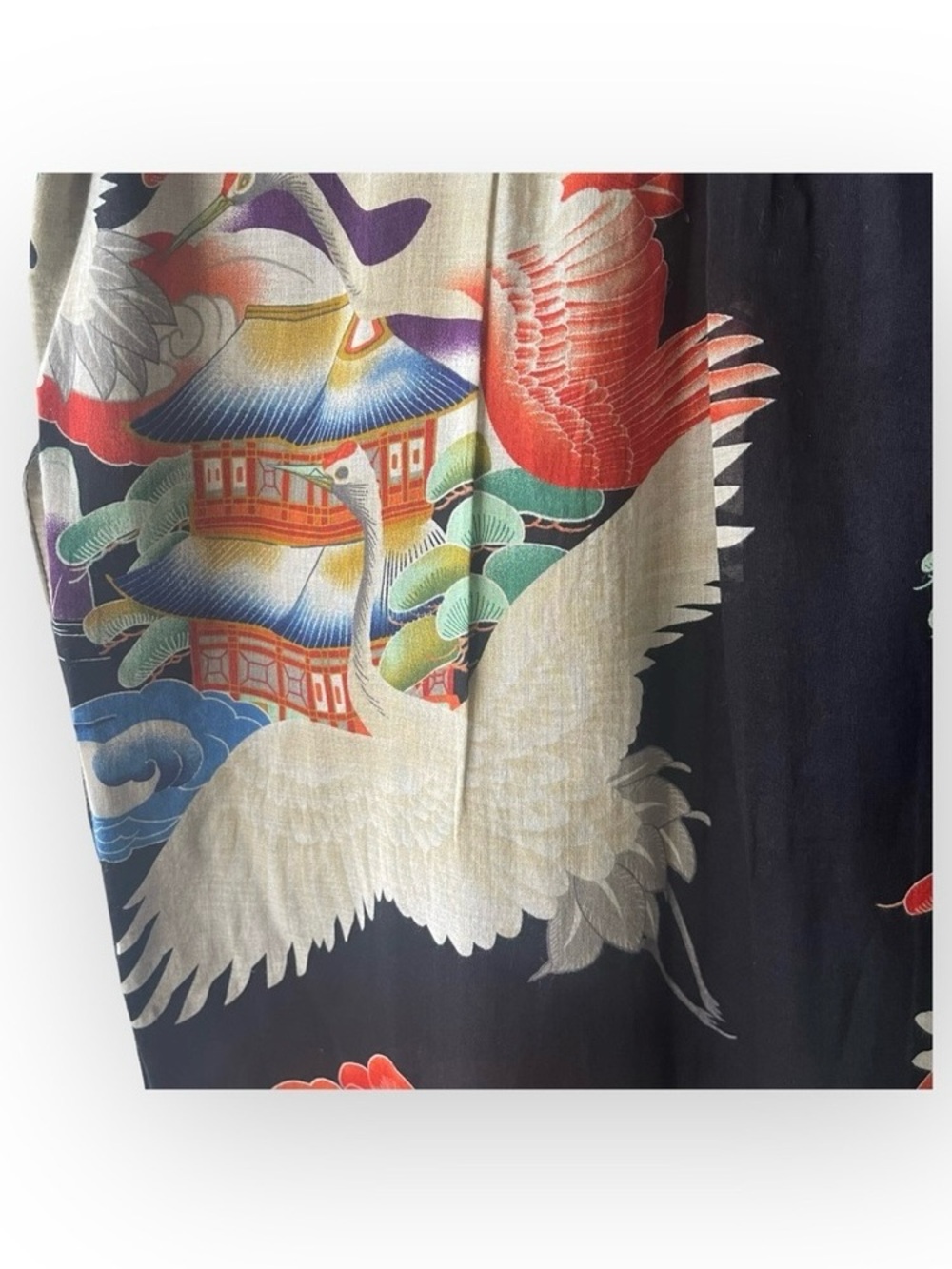 Y2K: Lucky Brand 𒀭 Asian Mixed Print Dress 𒀭Heavily Detailed Graphics 𒀭12 XXS - Picture 11 of 16